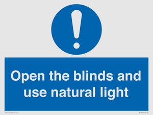 MV10449: Open the blinds and use natural light
