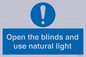 MV10449: Open the blinds and use natural light