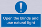 MV10449: Open the blinds and use natural light