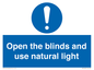 MV10449: Open the blinds and use natural light