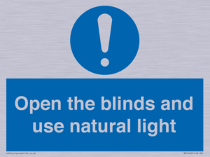 MV10449: Open the blinds and use natural light