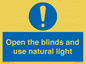 MV10449: Open the blinds and use natural light
