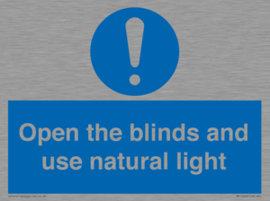 MV10449: Open the blinds and use natural light