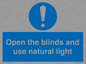 MV10449: Open the blinds and use natural light