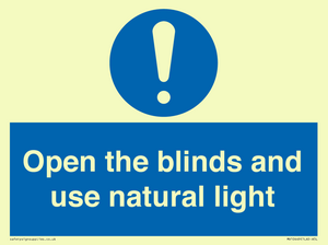 MV10449: Open the blinds and use natural light