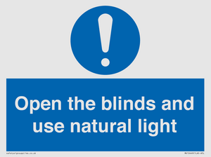 MV10449: Open the blinds and use natural light