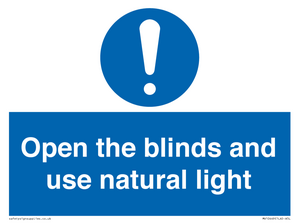 MV10449: Open the blinds and use natural light