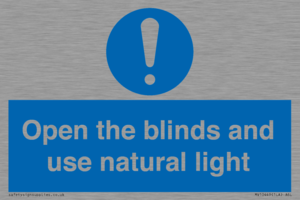 MV10449: Open the blinds and use natural light