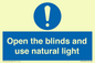 MV10449: Open the blinds and use natural light