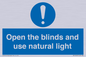 MV10449: Open the blinds and use natural light