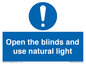 MV10449: Open the blinds and use natural light