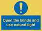 MV10449: Open the blinds and use natural light