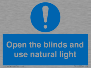 MV10449: Open the blinds and use natural light