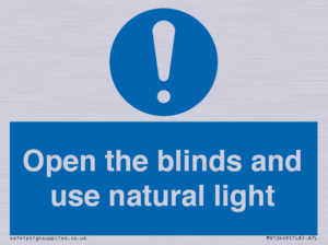 MV10449: Open the blinds and use natural light
