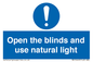 MV10449: Open the blinds and use natural light