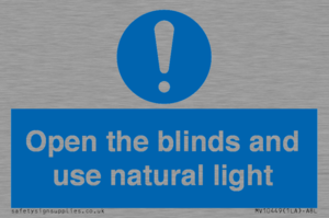 MV10449: Open the blinds and use natural light
