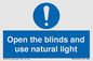 MV10449: Open the blinds and use natural light