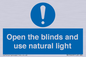 MV10449: Open the blinds and use natural light