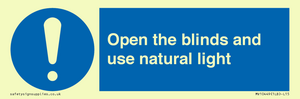 MV10449: Open the blinds and use natural light