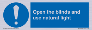 MV10449: Open the blinds and use natural light