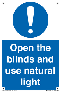 MV10449: Open the blinds and use natural light