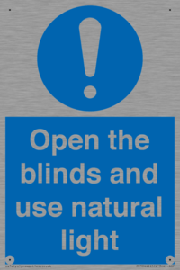 MV10449: Open the blinds and use natural light