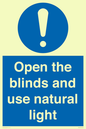 MV10449: Open the blinds and use natural light