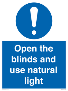 MV10449: Open the blinds and use natural light