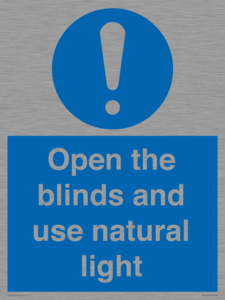 MV10449: Open the blinds and use natural light