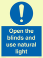 MV10449: Open the blinds and use natural light