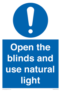 MV10449: Open the blinds and use natural light