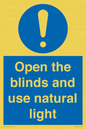 MV10449: Open the blinds and use natural light