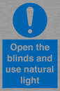 MV10449: Open the blinds and use natural light