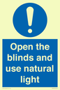 MV10449: Open the blinds and use natural light