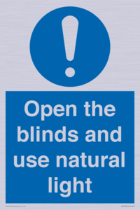 MV10449: Open the blinds and use natural light
