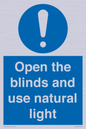 MV10449: Open the blinds and use natural light