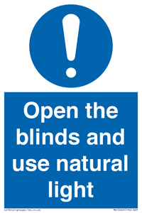 MV10449: Open the blinds and use natural light