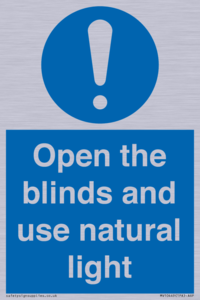 MV10449: Open the blinds and use natural light