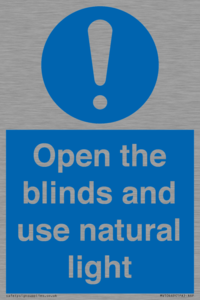 MV10449: Open the blinds and use natural light