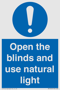 MV10449: Open the blinds and use natural light