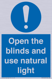 MV10449: Open the blinds and use natural light