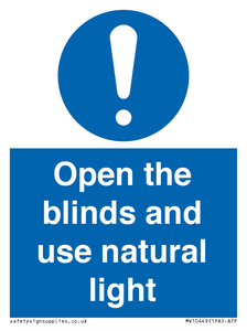 MV10449: Open the blinds and use natural light