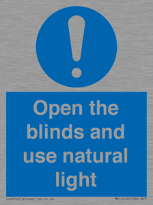 MV10449: Open the blinds and use natural light