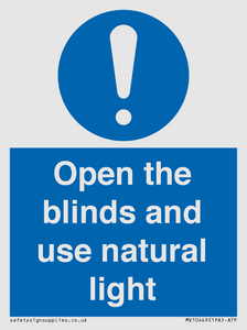 MV10449: Open the blinds and use natural light