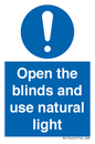 MV10449: Open the blinds and use natural light