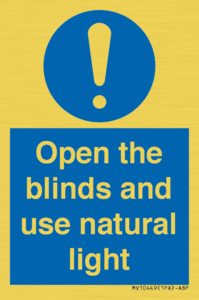 MV10449: Open the blinds and use natural light