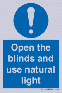 MV10449: Open the blinds and use natural light