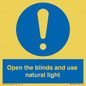 MV10449: Open the blinds and use natural light