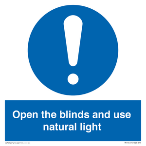 MV10449: Open the blinds and use natural light