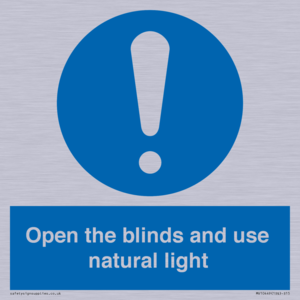 MV10449: Open the blinds and use natural light
